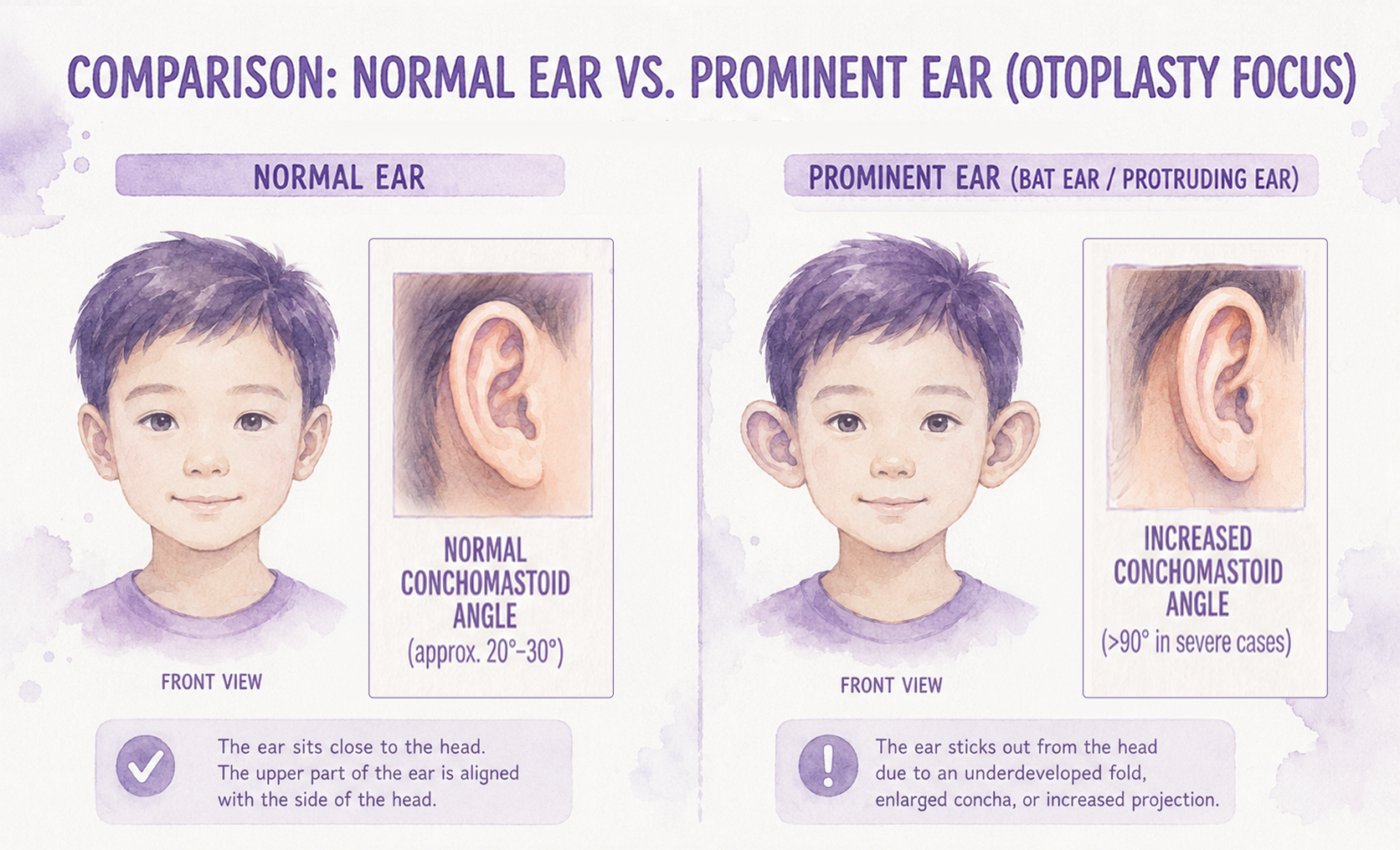 Ear comparison Ear comparison